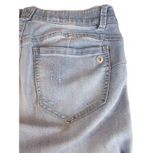 Democracy Jeans Womens Size 6p Ab Technology Skinny  Light Wash